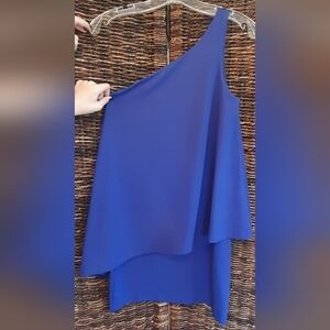 NWT Revolve Susana Monaco Womens XS One Shoulder Dress Purple Wedding Guest Date
